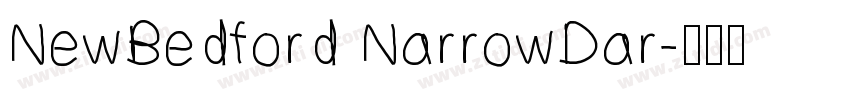 NewBedford NarrowDar字体转换